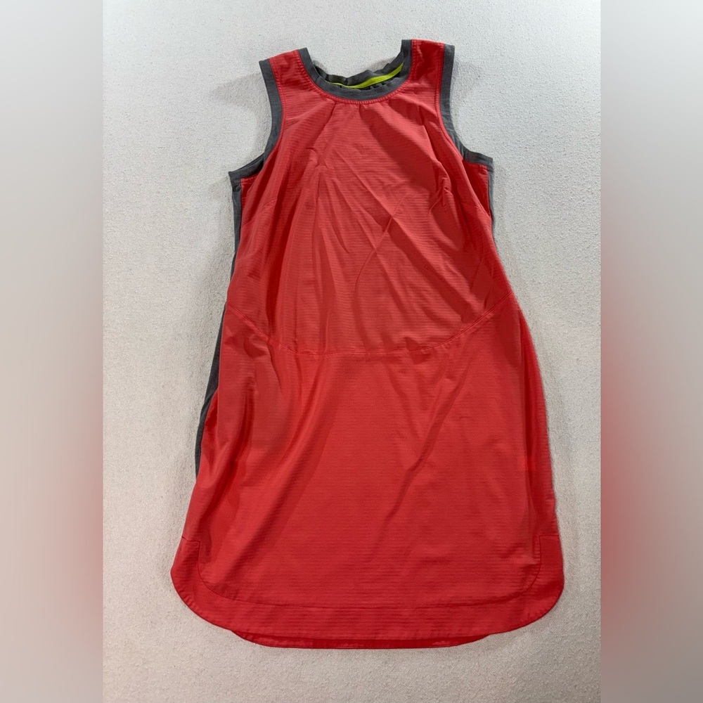 Title Nine Athletic Dress Womens Medium Coral Gray Sleeveless Athleisure Sporty - Picture 2 of 8
